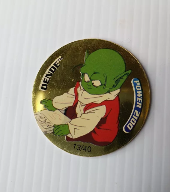 Dragon Ball Z Dizk - Dende 13/40  - Gold Series 1 Tazo DBZ Power 2100