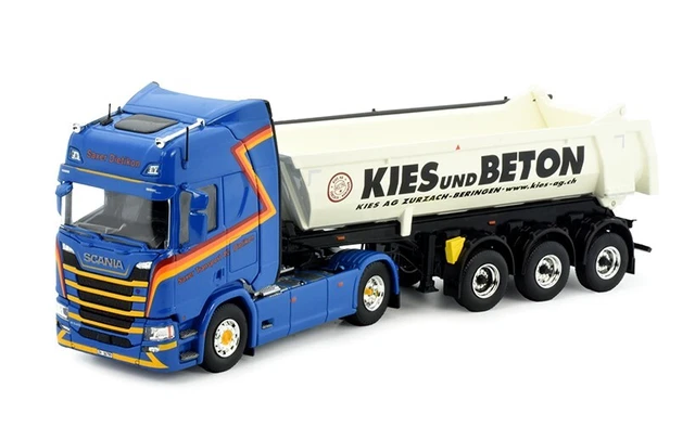 Miniature SCANIA R HL avec remorque frigorifique JENS BODE HERPA HER158114 | Collect World