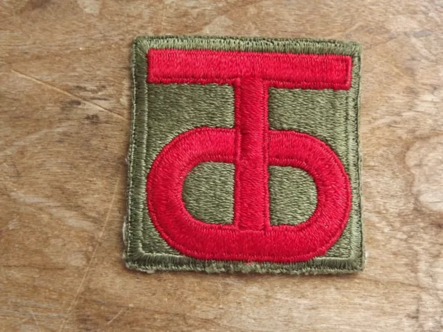 WW2 90th Infantry Division Patch  -  INV# A3494