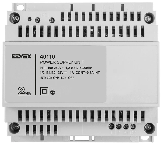 Alimentation Entrée Porte ELVOX 110-240V - Modèle 6922.1, Testé Et Fonctionnel, Occasion