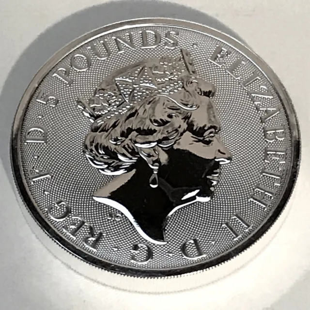 2021 Queen's Beast Collection Completer Coin 2 oz 9999 Silver Coin Griffin Lion 3