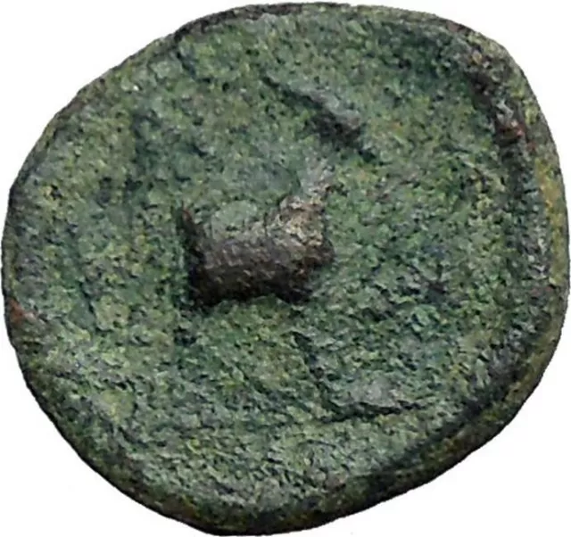 AIGAI in Aiolis 2nd Cent BC Hermes & Goat Quality Ancient Greek Coin  i34025