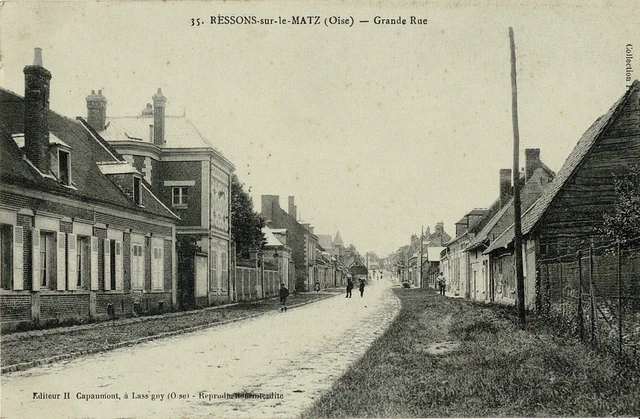 CPA - Ressons-le-Matz - Grande Rue