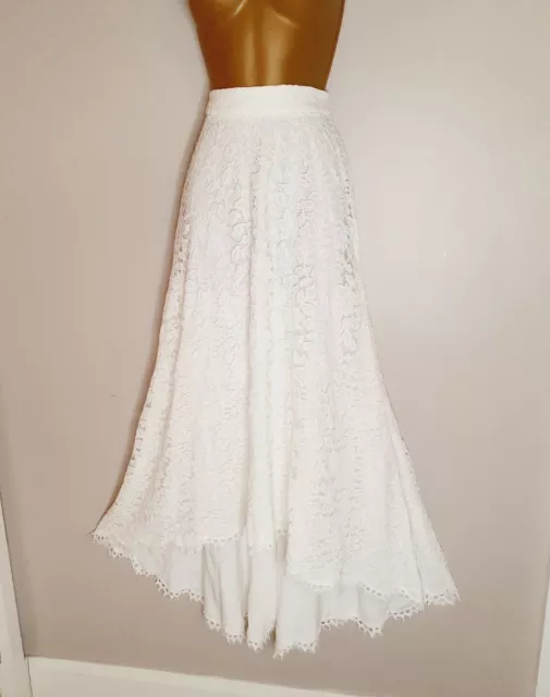 Whistles Ariane Lace Wedding Skirt UK SIZE 8