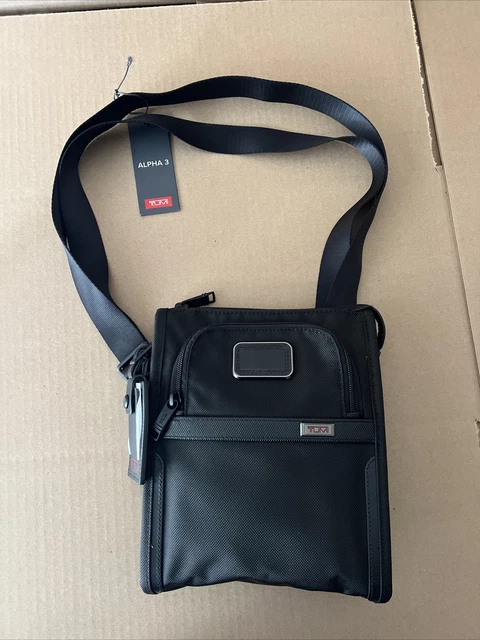 TUMI Alpha 3 Pocket Bag Small 2203110 Black 2
