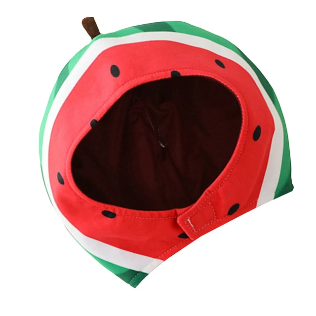 1 pieza Cosplay Cabeza decoración Sandía Forma Sombrero Carnaval Fiesta Decoración
