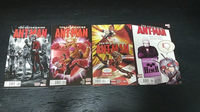 2015 MARVEL COMICS ASTONISHING ANT-MAN SET #1-4 VFNM/NM Visit My eBay Store
