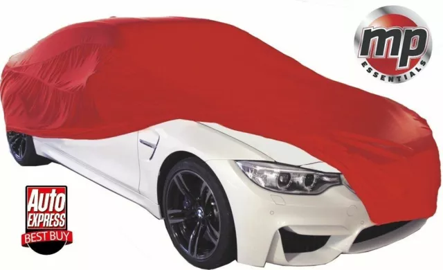 To Fit MG ZS & MG ZR Breathable Fabric Indoor Garage & Showroom Car Cover RED