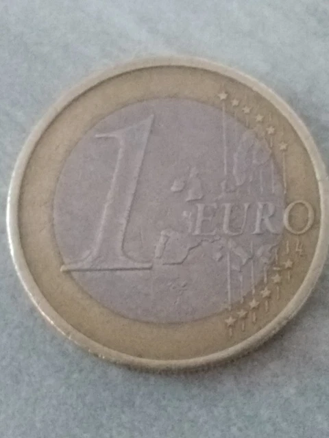 Pièce de 1 euros allemande de 2002 tirage D'Aigle Fédéral très rare 