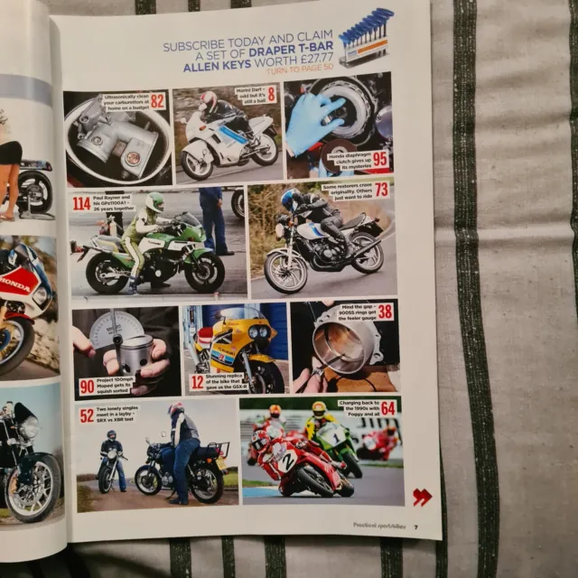 Praktisches Sportbikes Magazin Februar 2013 CBR1100R, Rückwärtszylinder LC, GS750 3
