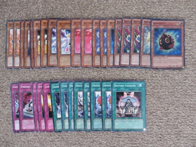 YUGIOH! BATTERYMAN DECK Builder Card Set - Kurivolt 21.50 - PicClick UK
