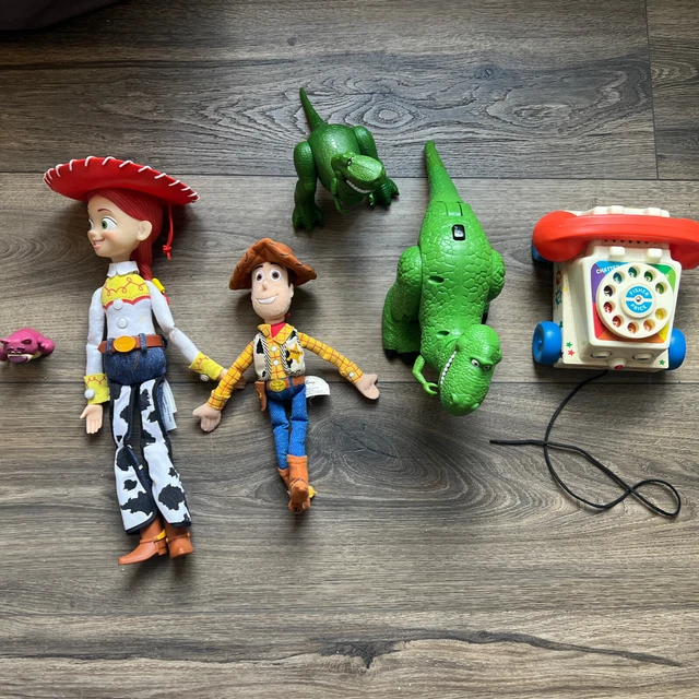 TOY STORY LOT toys vintage disney Pixar Rex Lotso Jessie Woody Phone