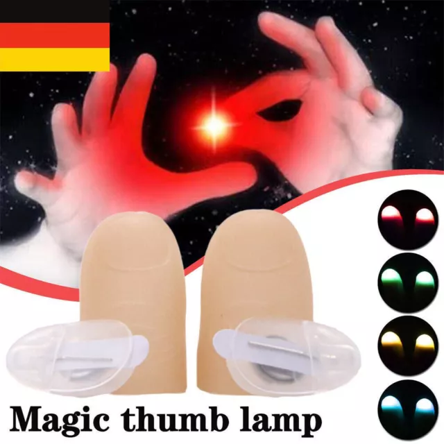Leuchtend LED Fingerlicht Induktionslicht Leuchtende Daumen Blinkende  Finger