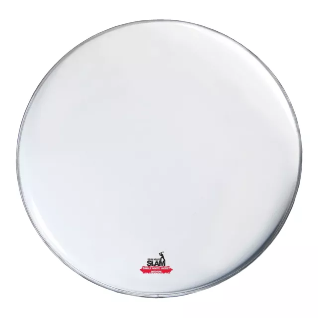 New Slam 22" Inch Single Ply Coated Medium Weight Bass Drum Head Skin