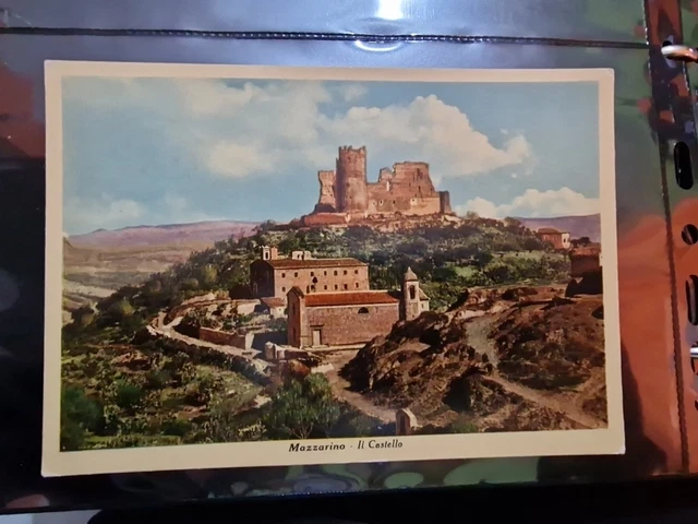 Cartolina Mazzarino - Il Castello