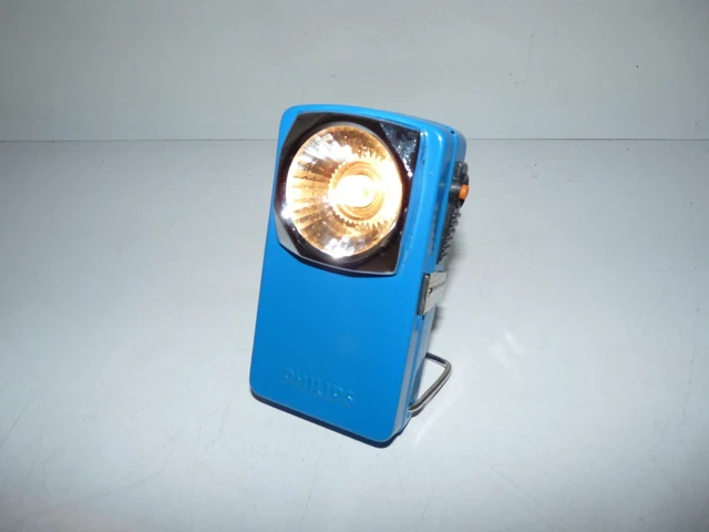 Ancienne Lampe De Poche Wonder Bearn En Tôle Rouge - Vintage Testée Fonctionne