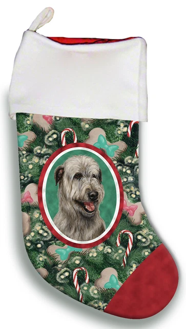 Christmas Stocking - Grey Irish Wolfhound 11329