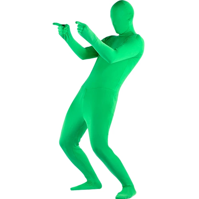 GREEN SCREEN SUIT Wrinklefree Disappearing Green Screen Invisibility