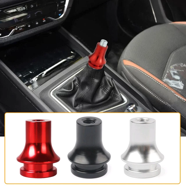 Universal Thread Shift Knob Boot Retainer Adapter Manual Gear Shifter Auto Parts