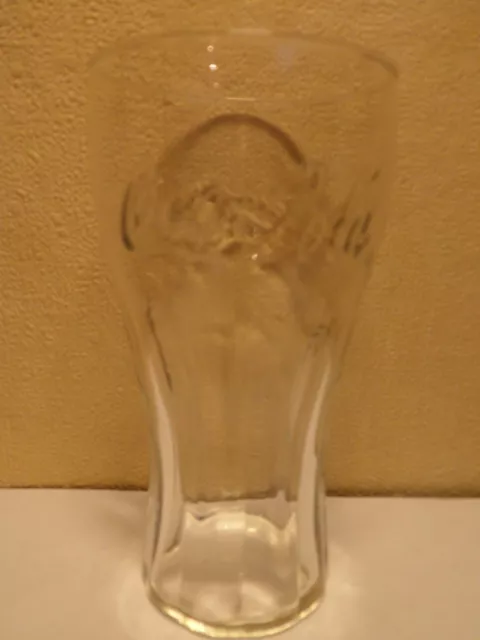 Verre COCA-COLA - FAIBLE RELIEF - NEUF - 27 cl - H : 14,5 cm