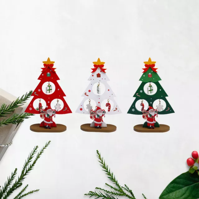 3 Pcs Weihnachtsdekoration Urlaubsdekoration Ornament Für Kinder Schreibtisch