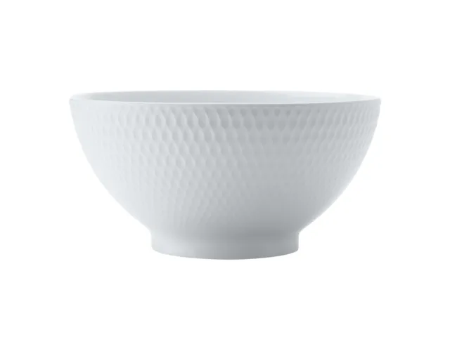 Maxwell & Williams White Basics 18cm Diamonds Porcelain Noodle Soup Bowl Round