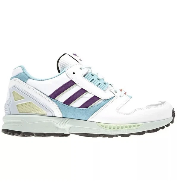 Adidas Zx 8000 White Purple Aqua Ef4366 Gr. 46 Bnwt