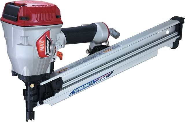 MAX USA CORP Superframer SN883RH3 21 Degree Framing Full round Head Stick Nailer