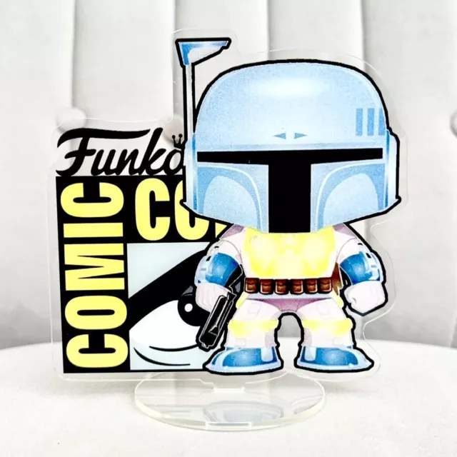 Funko Pop Vinyl Star Wars Boba Fett Droids SDCC Figure Display Rare Chase Grail