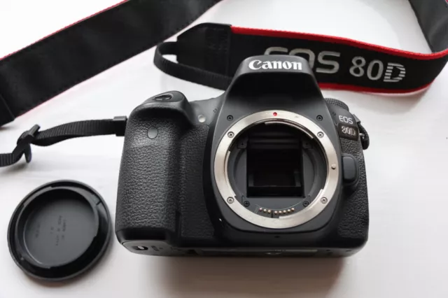 Canon EOS 80D 24.2MP Digital SLR Camera Body Only - Black 2