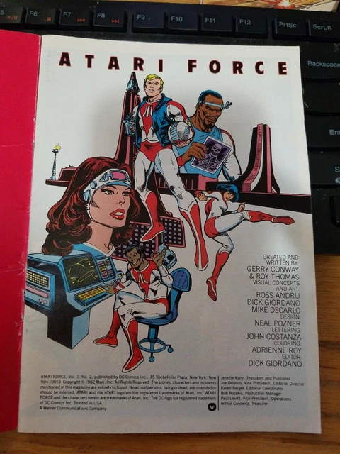 ATARI FORCE # 2  MINI COMIC PROMO GIVEAWAY PROMOTIONAL DC VIDEO GAME used 3