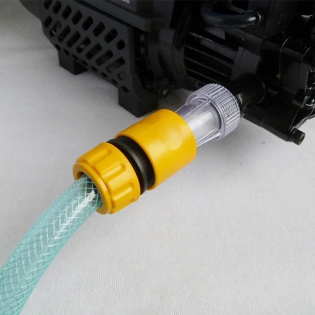YUET Adaptateur De Nettoyeur Haute Pression, Raccord Rapide De 1/4" Pour Karcher K2-K7 Kärcher, Avec 5 Embouts De Buse De Nettoyeur Haute Pression, 2,5 GPM 3000 PSI