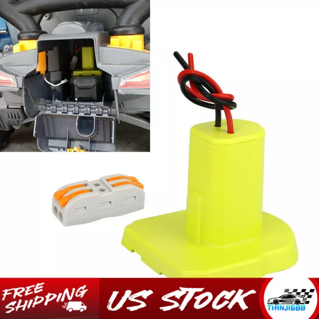For Ryobi 18V One+ Battery Power Wheels Adaptor Dock Output Connector + Terminal