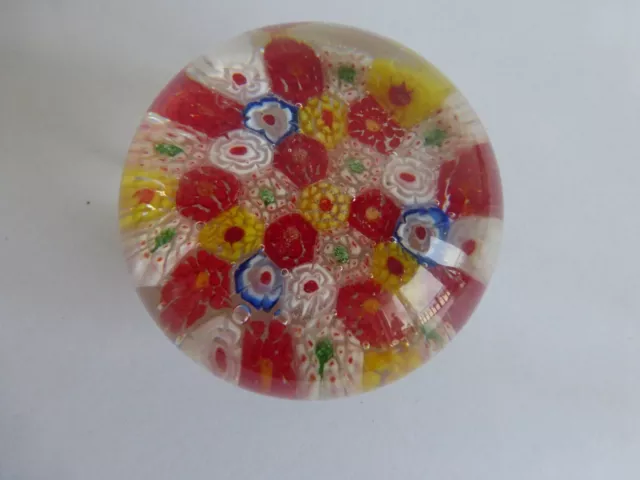 Briefbeschwerer Paperweight, Murano Millefiori neuwertig