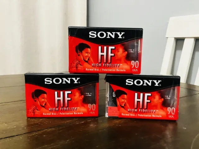 Sony HF Cassette Tapes 90 min High Fidelity Blank Cassette Normal Bias C-90HFL 3