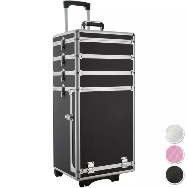 Valise Malette Trolley A Roulettes Esthetique Vanity Beaute Salon Coiffure Pro