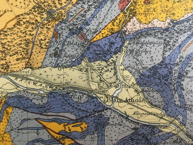 1967 EDITION GEOLOGICAL Map of the Blair Athole area - Sheet 55 (Blair ...