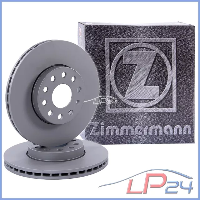 2X Zimmermann Disque De Frein Ventilé Ø310 Arrière Pour Seat Leon 5F+Sc+St 2012-