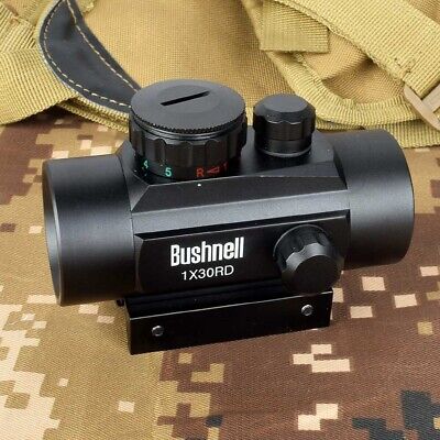 Bushnell Lunette de Visée Point Rouge Red Dot BUSHNELL 1x30RD Fusil Carabine Chasse 