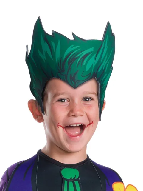 The Joker Costume for Kids Official DC Comics Villain Boys Jumpsuit & Headpiece 2