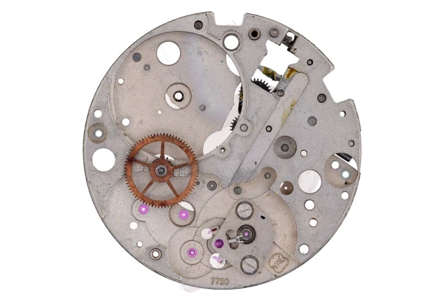 Valjoux 7750 Watch Movement Incomplete 4Parts (3326)