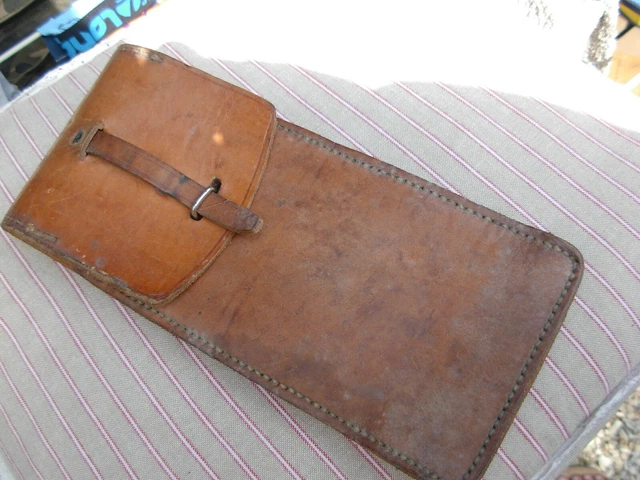 Ancienne ceinture de chasse pour cartouches - Ceinture de chasse en cuir - Bandoulière de chasse vintage - Ceinture de cartouche - Ceinture de munitions - Porte-cartouche - France