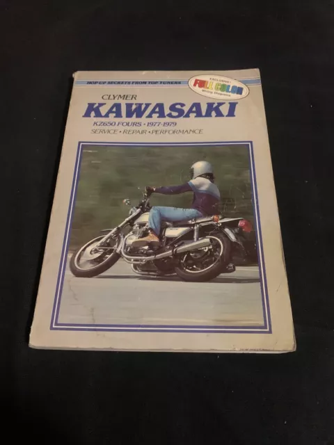 1977-1979 Kawasaki KZ650 Fours Service Repair Manual Clymer M358 Free Ship