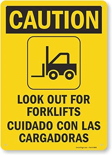 - S-8498-AL-14 ";Caution - Look Out