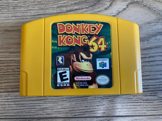 Donkey kong outlet 64 yellow cartridge