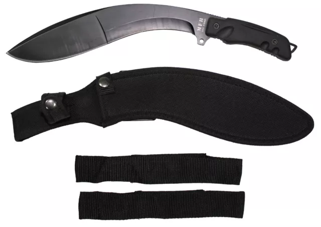 MACHETE KUKRI Buschmesser Haumesser Beil Messer Axt Jagdmesser Outdoor schwarz