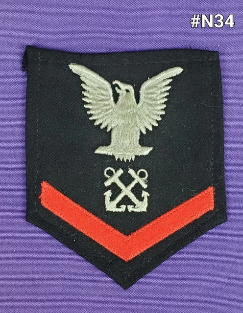 WW2 USN US Navy Boatswain's Mate 3rd Class Petty Officer Patch #N34 £13 ...