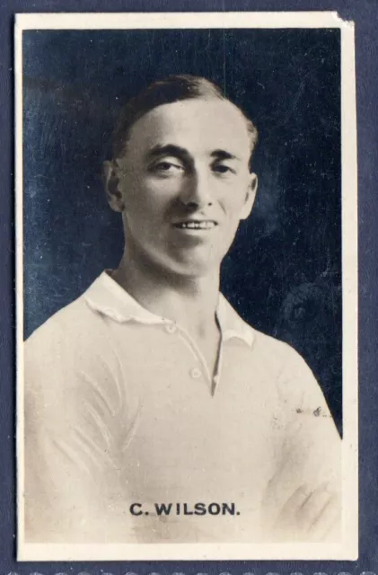 C. WILSON, TOTTENHAM HOTSPUR - Thomson FOOTBALLERS - Signed Real Photos