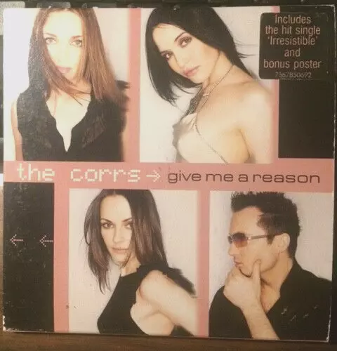 THE CORRS RARE Australian GIVE ME A REASON Card Sleeves and Poster CD Single