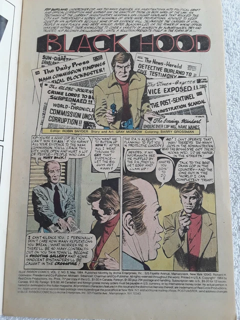 1984 Archie Series Blue Ribbon Comics #8 Vol #2 VG+ 4